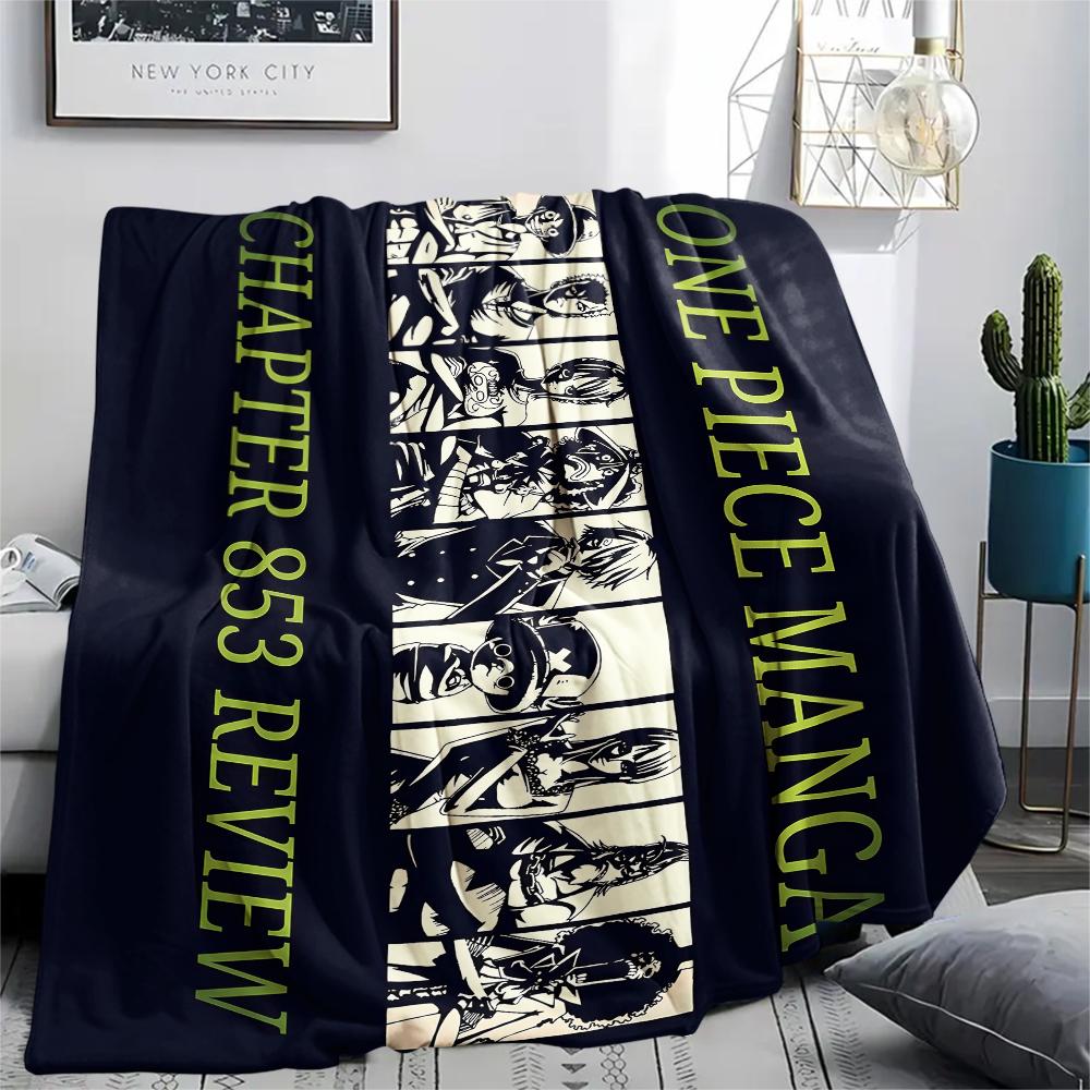 One Piece character Print Flannel Blanket,High quality Comfortable for All Seasons,Home Decor,Warmth and Comfort,Perfect for Christmas Gifts