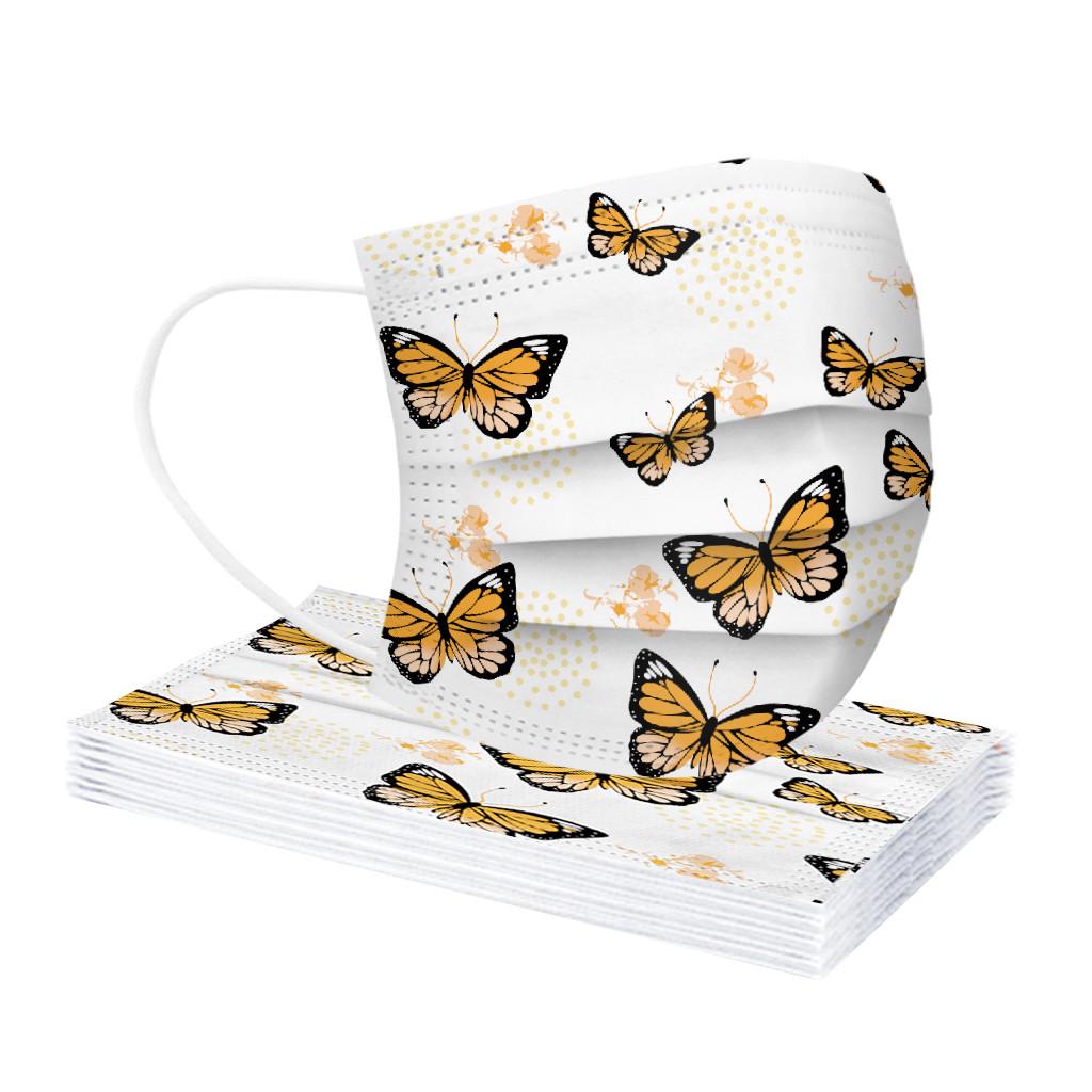 Children's Cartoon 5 Mixed Disposable Three-Layer Protective Cover 50pcs