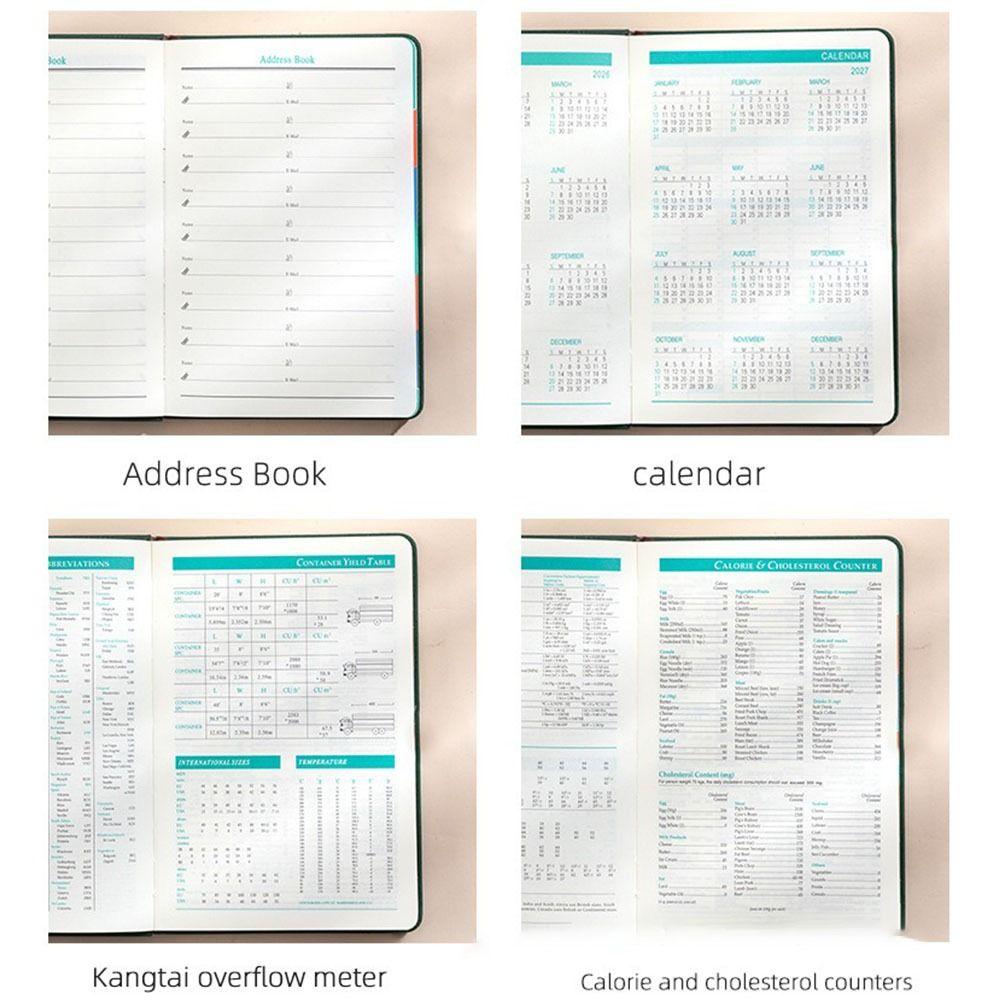 Wear-resistant A5 Daily Planner Notebook Task Priority Year Planner Notepad  Agenda Planning