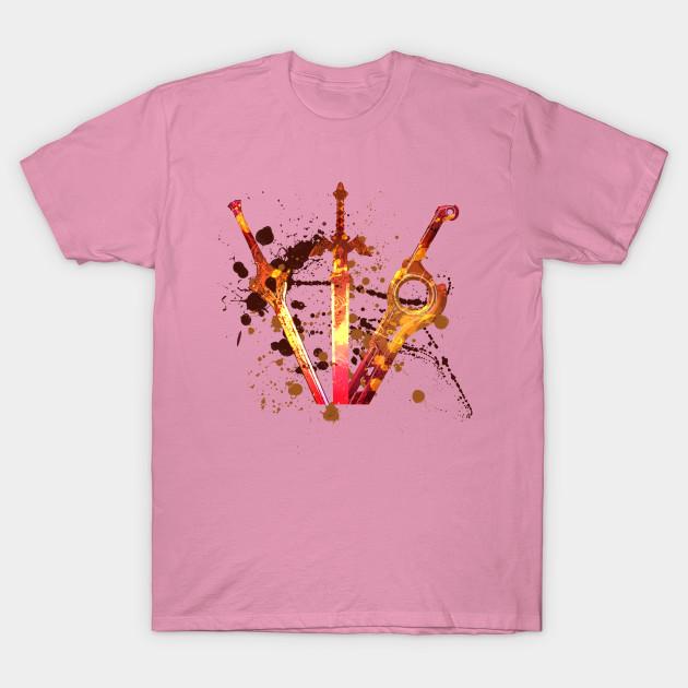 T Shirt Women Three Swords Harajuku Print Kawaii Tshirt Summer Short Sleeve Female T-Shirt Top Tee