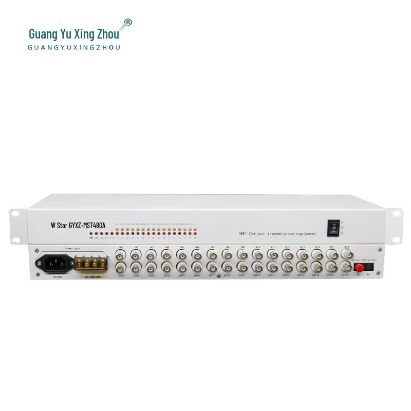 GYXZ-MST480A 16-Channel E1 Fiber Optic Converter