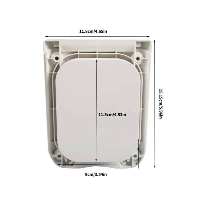 Vodotěsný ABS kryt zásuvky pro karavany a přívěsy, externí napájecí panel pro venkovní prostředí