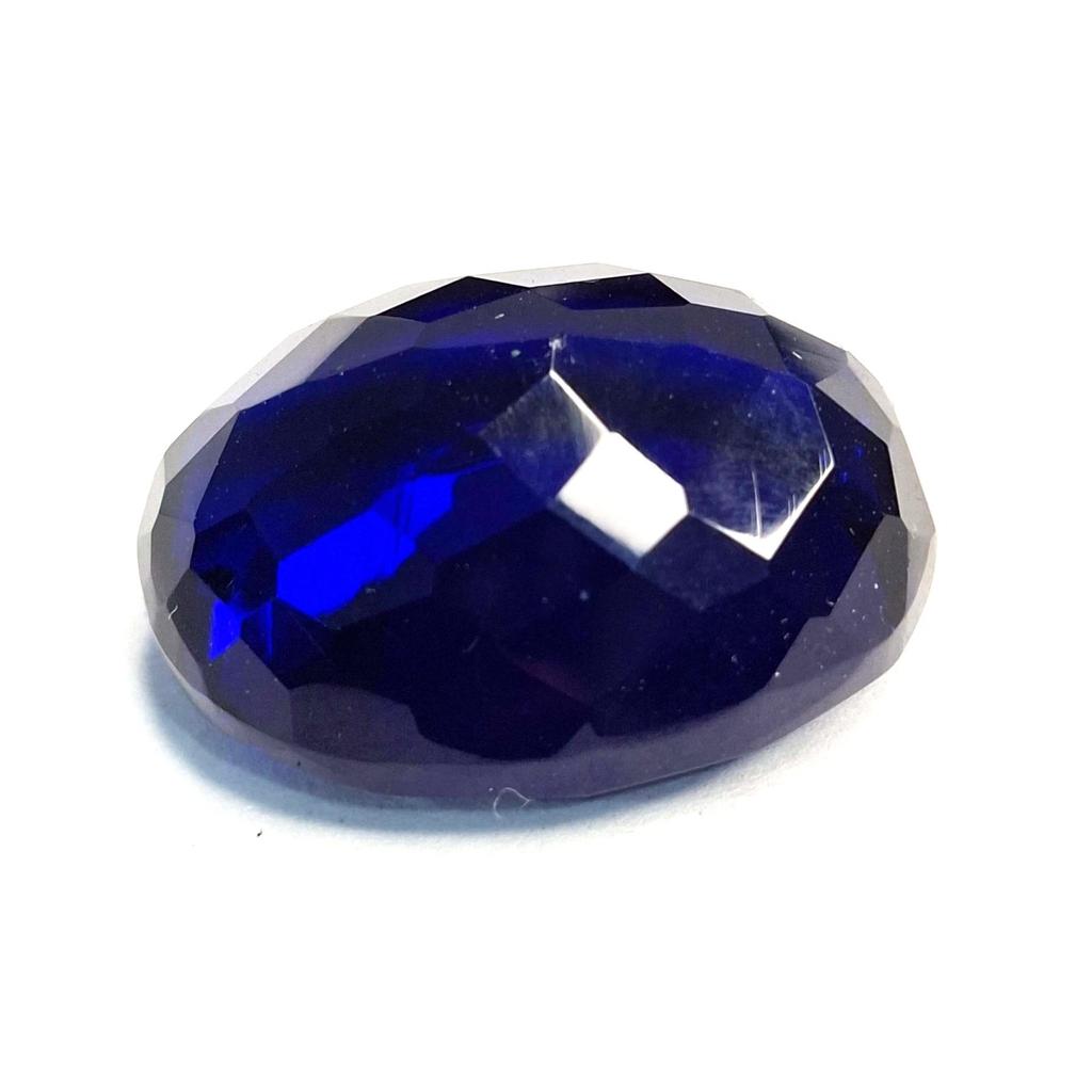 Beautiful Natural Deep Blue Tanzanite 29-31 Ct Oval Cut Certified Gemstone