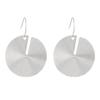 Retro Twisted Statement Earrings for Women Party Wedding Temperament Jewelry Geometry Golden Silver Color Metal Earrings