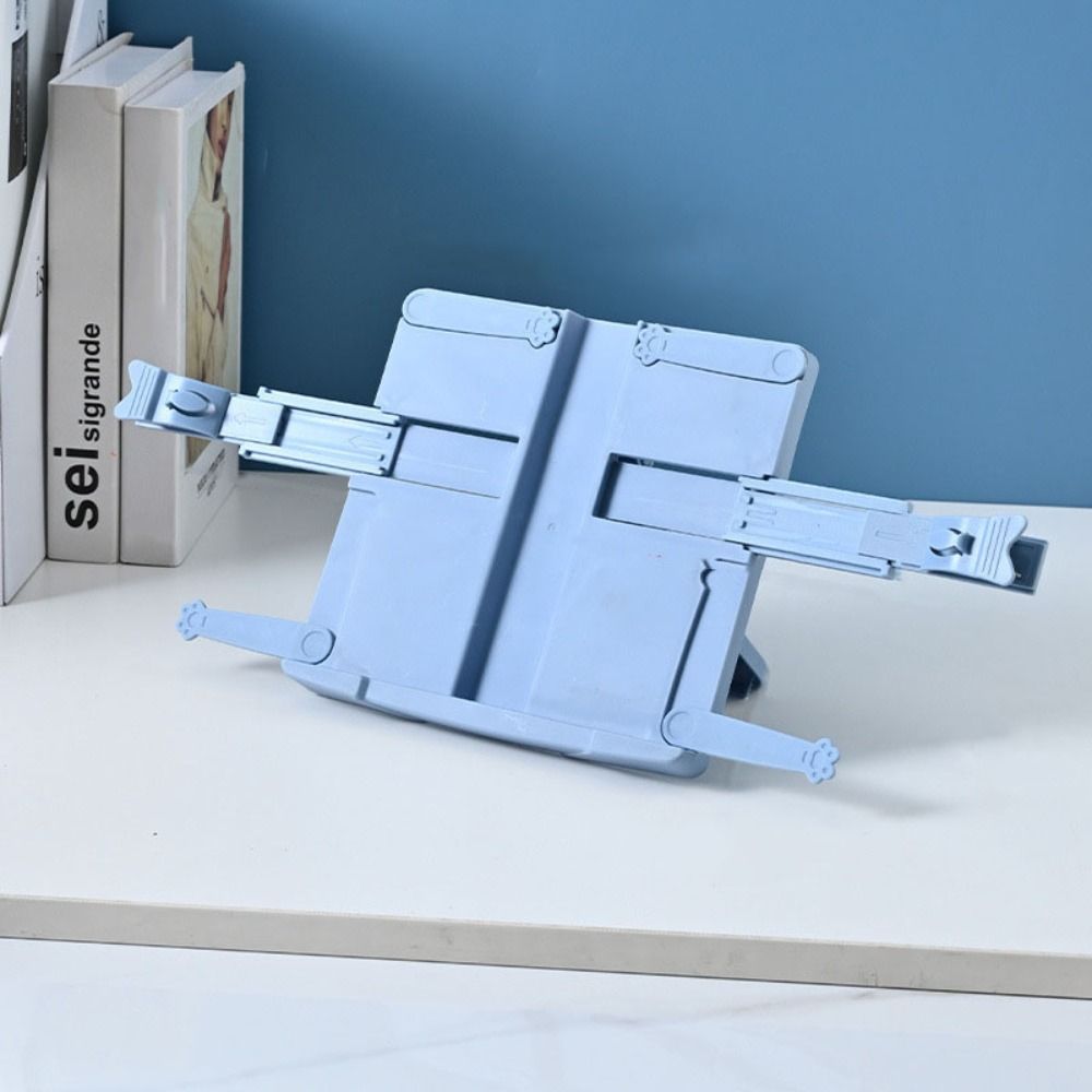 Extendable Lifting Landing Book Stand with Clip Book Holder Portable Reading Bookshelf  Office