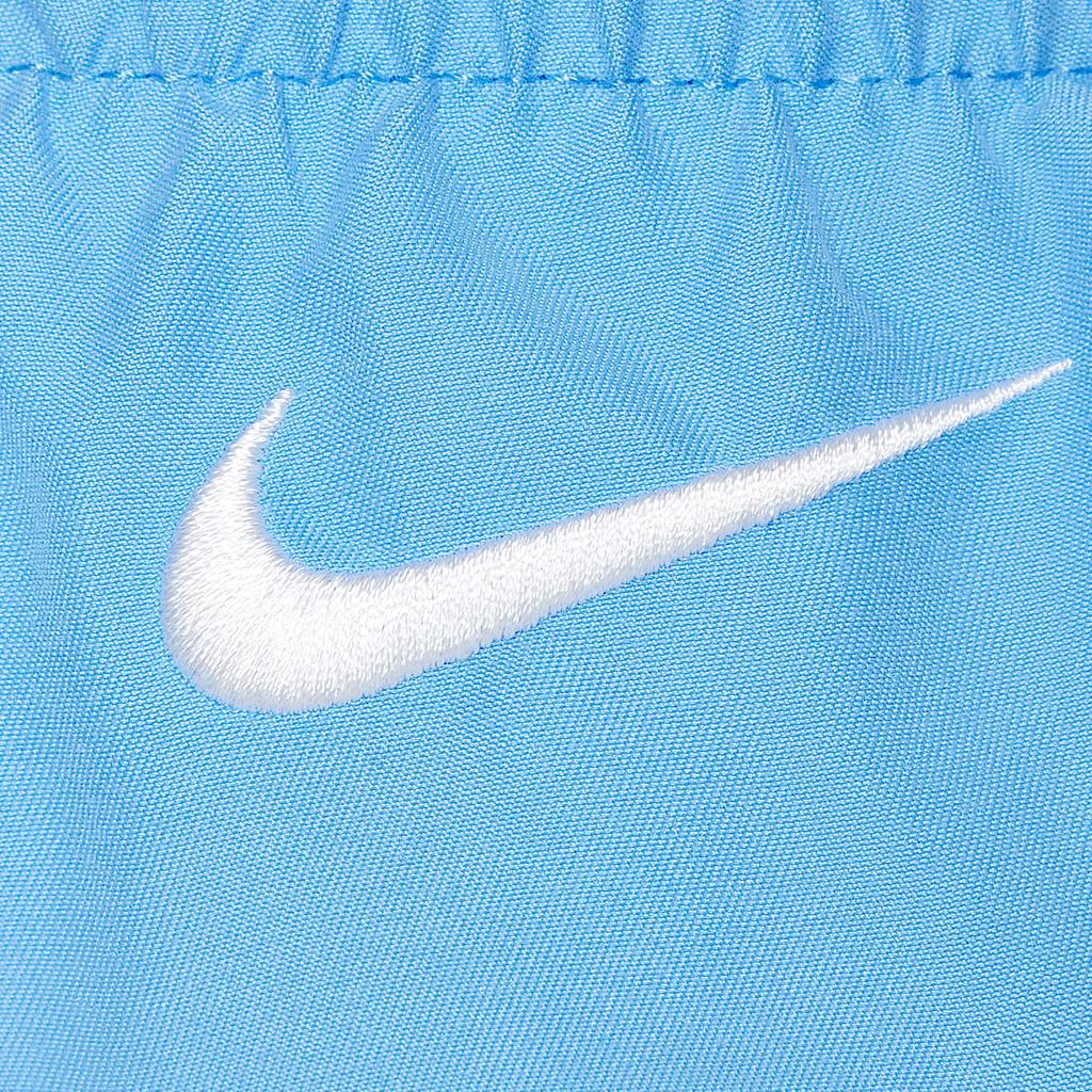 Nike Solid Color Mid Waist Straight Leg Shorts Kids Shorts University-Blue NESSF803-438