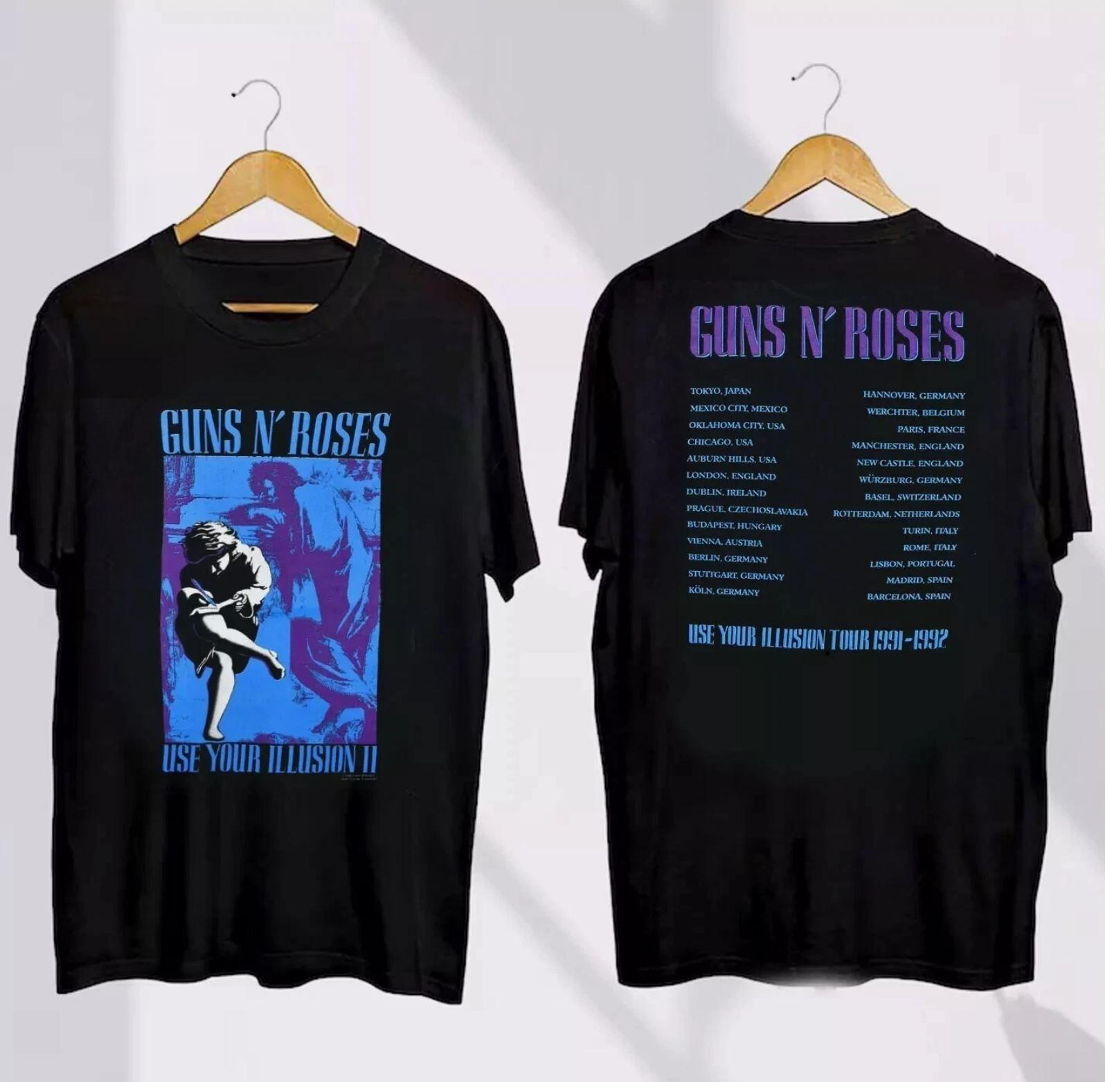 Винтажная футболка Guns N  Roses  Use Your Illusion II  M