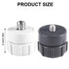 Camera Mount Adapter 17mm Balls to 1/4" 3/8" Screw Joint for Microphone Stands & Phone Holders Video Recording Equipment