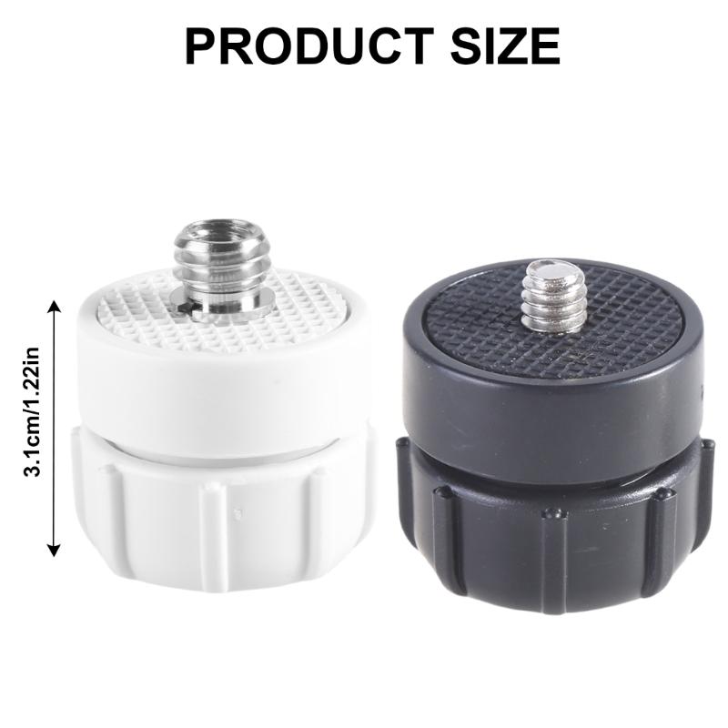 Camera Mount Adapter 17mm Balls to 1/4" 3/8" Screw Joint for Microphone Stands & Phone Holders Video Recording Equipment