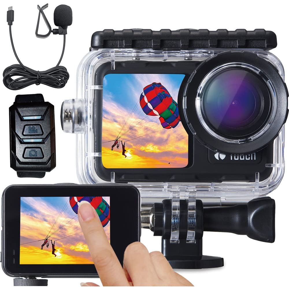 

PosiCamera Action Image Waterproof and Japanese Instruction Manual Included Japanese Reliable Japanese Customer E-Select Camera, Compact, 4K/60fps чорний