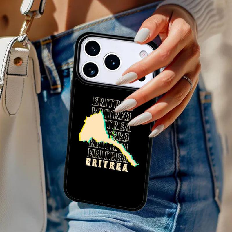 Eritrea Flag Phone Case For iPhone 17 Air 14 15 13 12 Max Cover For Apple 14 15 16 16e 11 Pro Max Plus
