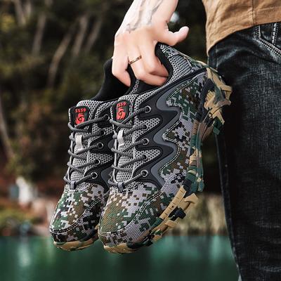 Herren- und Damen-Freizeit-Wanderschuhe für den Außenbereich, Große Camouflage-Dschungel-Durchquerung, Freizeit-Wander-Trainingsschuhe für Paare