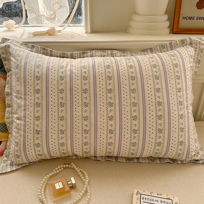 100% Baumwolle Kissenbezug Set - Zwei Stück: Einzeln 40x60cm, Extra Groß 48x74cm, Kernbezug 50x80cm