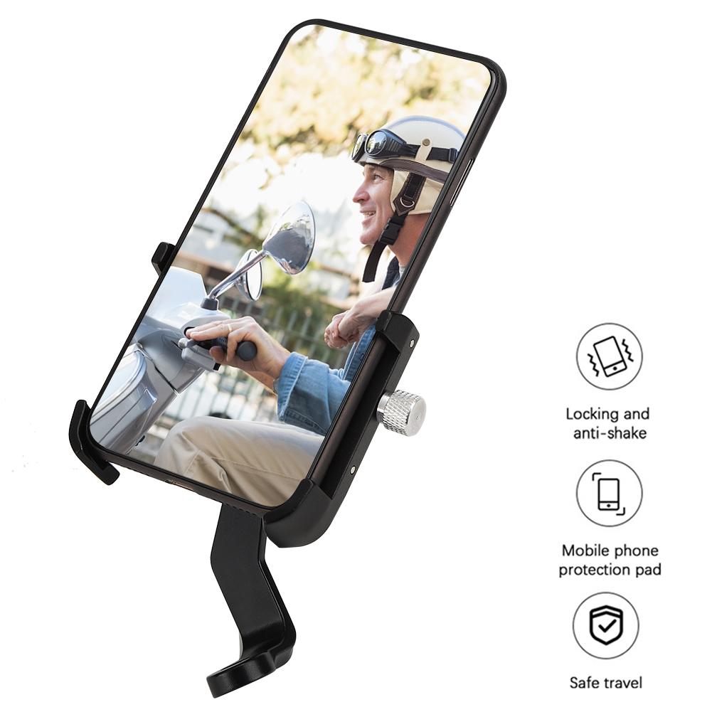 360 Degrees Rotating Bicycle Phone Holder Universal Bike Motorcycle Handlebar Stand Mount