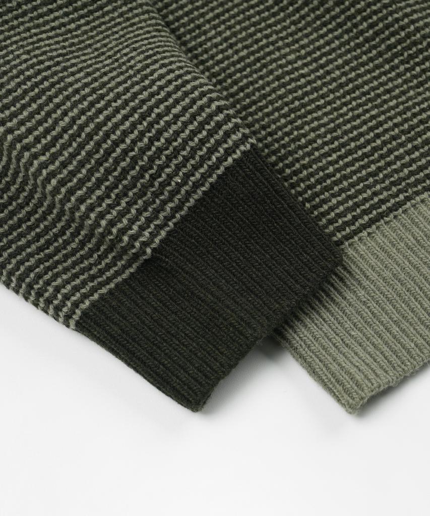 FRIZMWORKS Rollneck Ringer Knit _ Olive