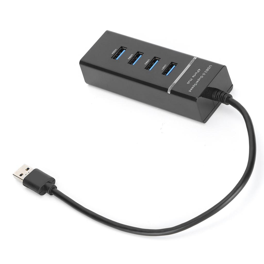 USB 3.0 HUB 4 Ports High Speed Slim Lightweight Hot Plug USB Splitter for Windows OS X Linux