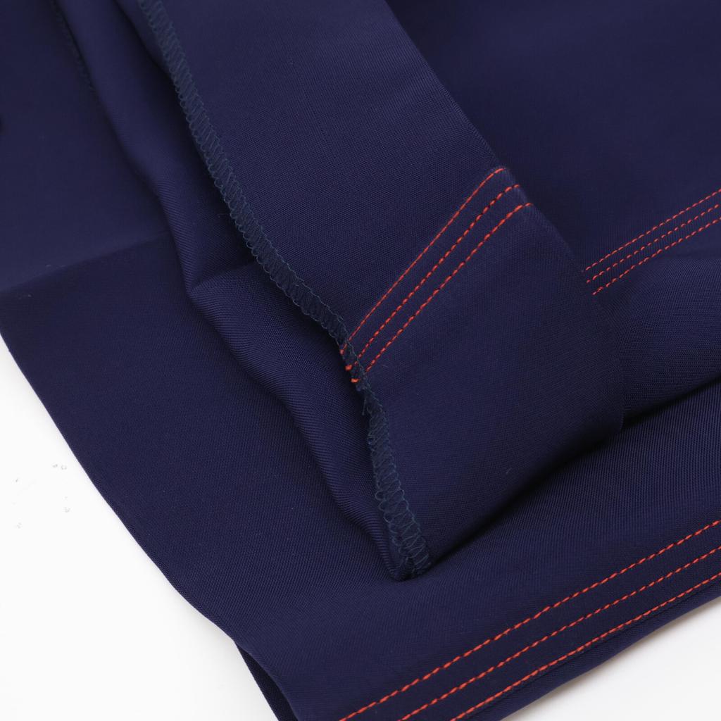 CELINE 2 1M60/6108 Navy Phoebe Back Pocket Stitch Slacks Bottoms 36 NavyUsed