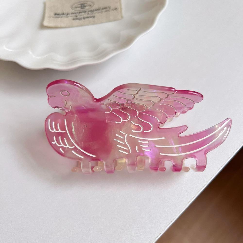 

Creative Acetic Acid Hair Claw Woodpecker Swallow Bird Hair Claw Cartoon Animal Shark Clip Travel Style7