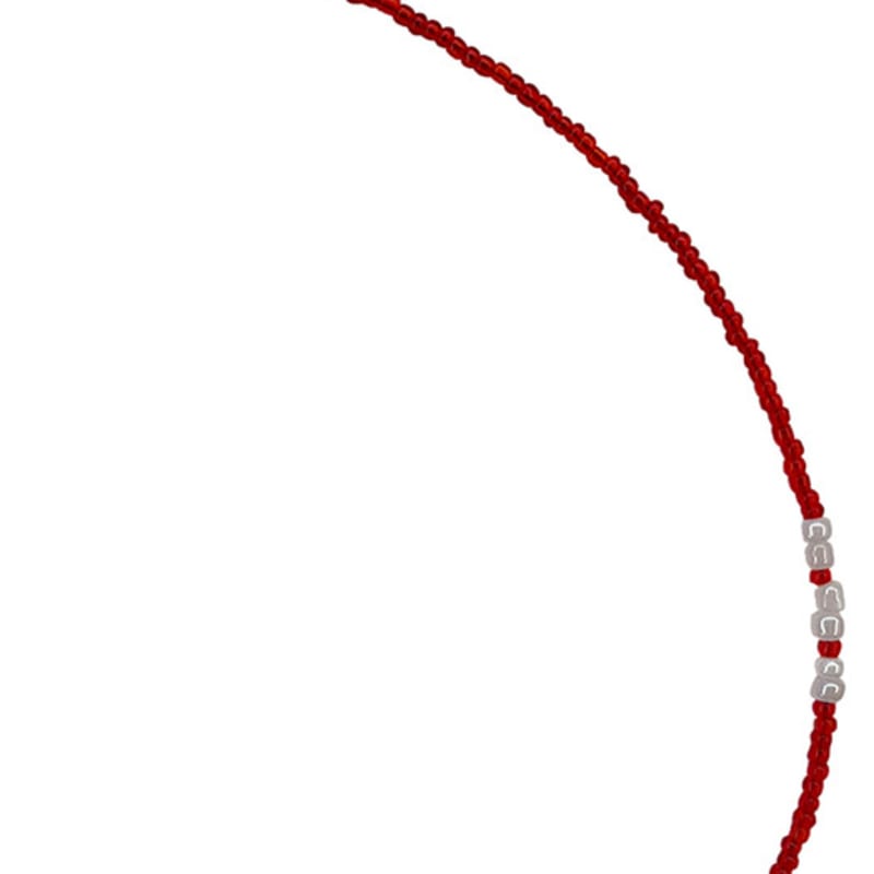 OPENTYPE Fresh Water Pearl Necklace (RED)