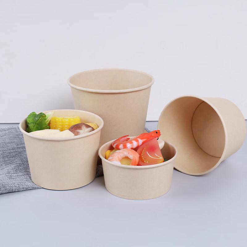ZISIZ Thickened Disposable Paper Bowl