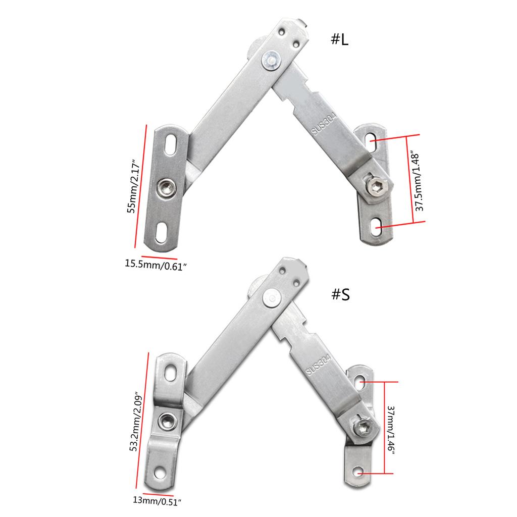 Convenient Metal Window Lock Versatile Stainless Steel Window Blocker Guard Secure & Simple Setups Protect Your Home