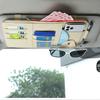 Multifunctional Sun Visor Storage Bag Card Holder Driver's License Bill Card Package Data Cable Storage Sun Visor Organize