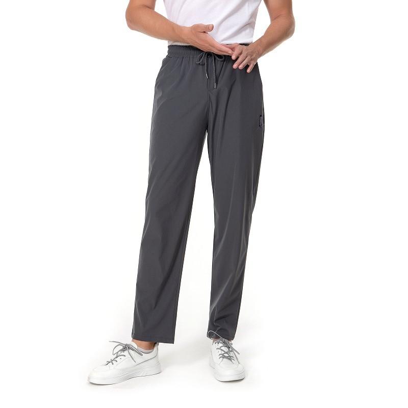 

Быстросохнущие мужские брюки с высокой эластичностью, спортивные эластичные брюки с завязками