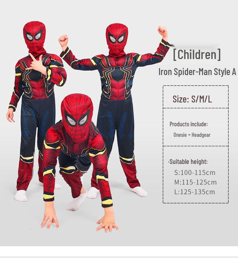 Kids Muscle Costume: Captain America, Iron Man, Superman, Spider-Man, Optimus Prime Medium