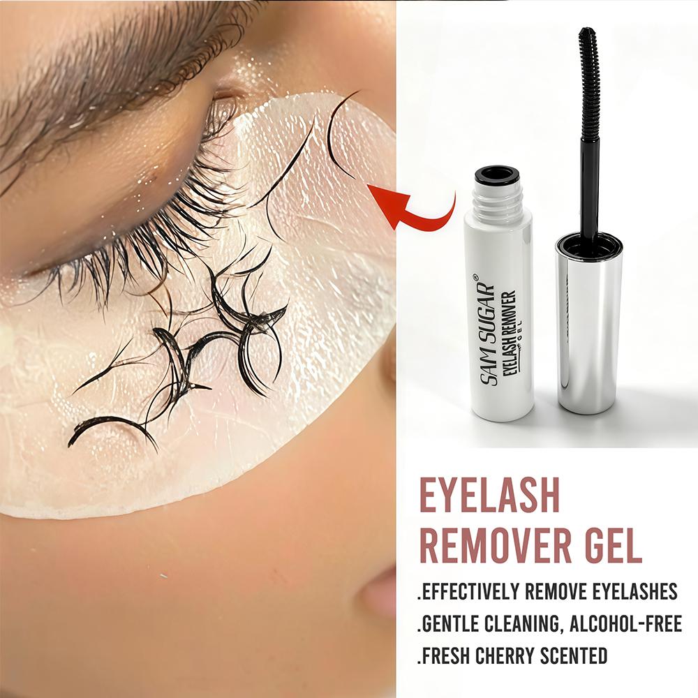 Escova Espiral Gel Removedor de Extensão de Cílios Não Irritante Sem Álcool Dissolve Rapidamente Cola de Cílios Removedor de Maquiagem para Olhos Suave para Cílios Postiços