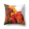 Maple Leaf Pillowcase Cartoon  Lumbar Pillow Sofa   Cushion
