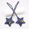 Innovative Star Shaped Keychain Lightweight PU Bag Pendant Stylish Bag Charm for Modern Lifestyle Home and Car Decors
