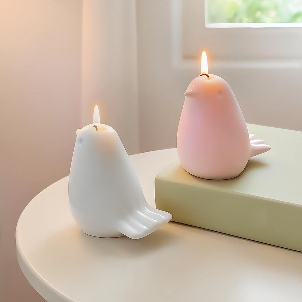 Silicone Silicone Candle Mold DIY Bird Mold New Animal Ornament Mold  Home Decoration