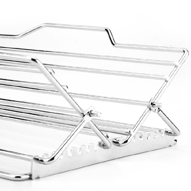 Foldable Stainless Steel Rack for Roasting Steak Ribs Turkey and Chicken Roaster Stand Multifunctional Cooking Supplies