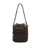 Athe Vanessabruno Khaki Weaving Net Shoulder Bag M Aaba6E861K2