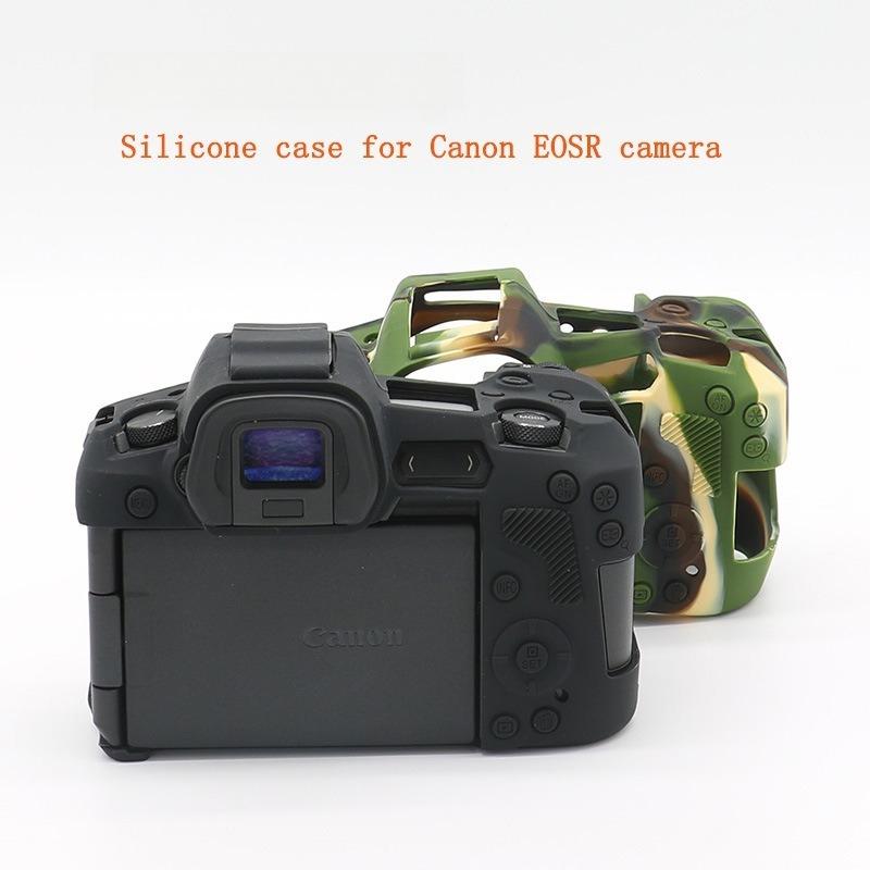 New Silicone Case for Canon EOS R Mirrorless Camera - EOS R Protective Cover with Storage Function