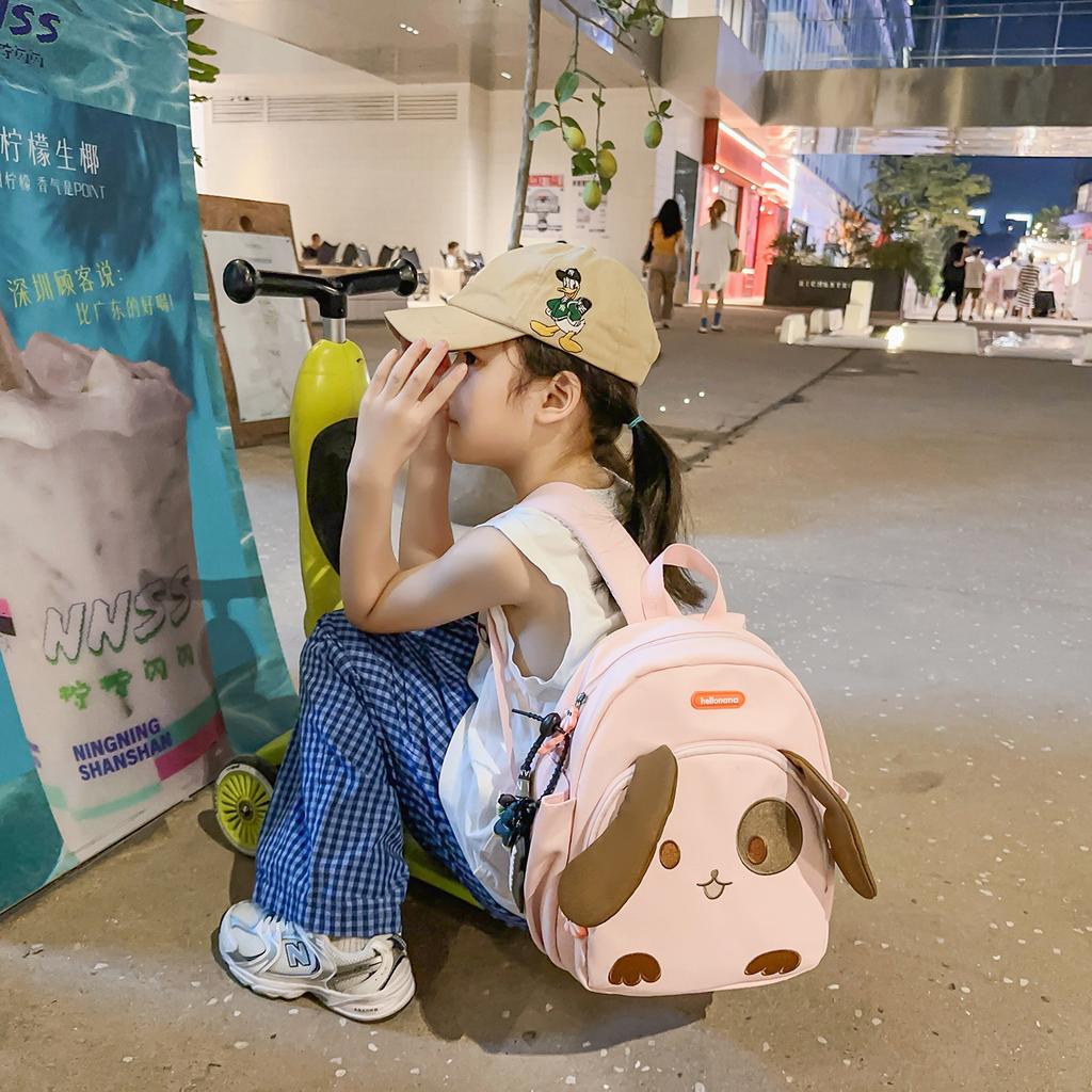 Kindergarten schoolbag new children's anti-lost backpack girl baby high value backpack boy small backpack