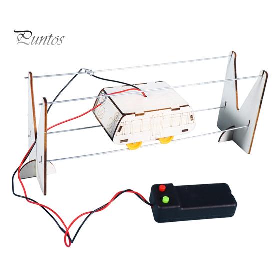 

DIY Деревянный Железнодорожный Электромобиль STEM Комплект Пульт Дистанционного Управления Научный Проект для Детей Сборка Без Клея Обучающая Игрушка Физический Эксперимент для Мальчиков Девочек Sets