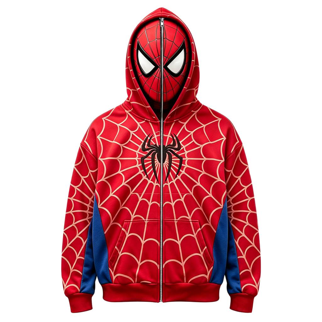 Funny Face Print Pullover Hoodie for Adults and Kids - Long Sleeve Athletic Casual Shirt