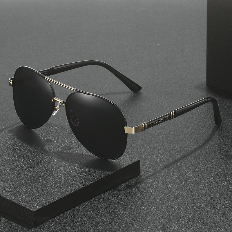 Polarized Sunglasses Men'S Driving Day And Night Fishing Anti-Uv Sunglasses Toads