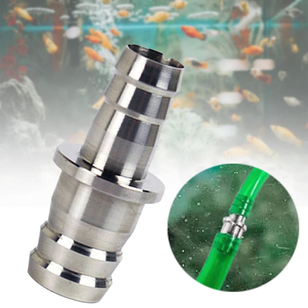 Aquarium Hose Adapter Fish Tank Hose Fitting Stainless Steel Stable and Reliable