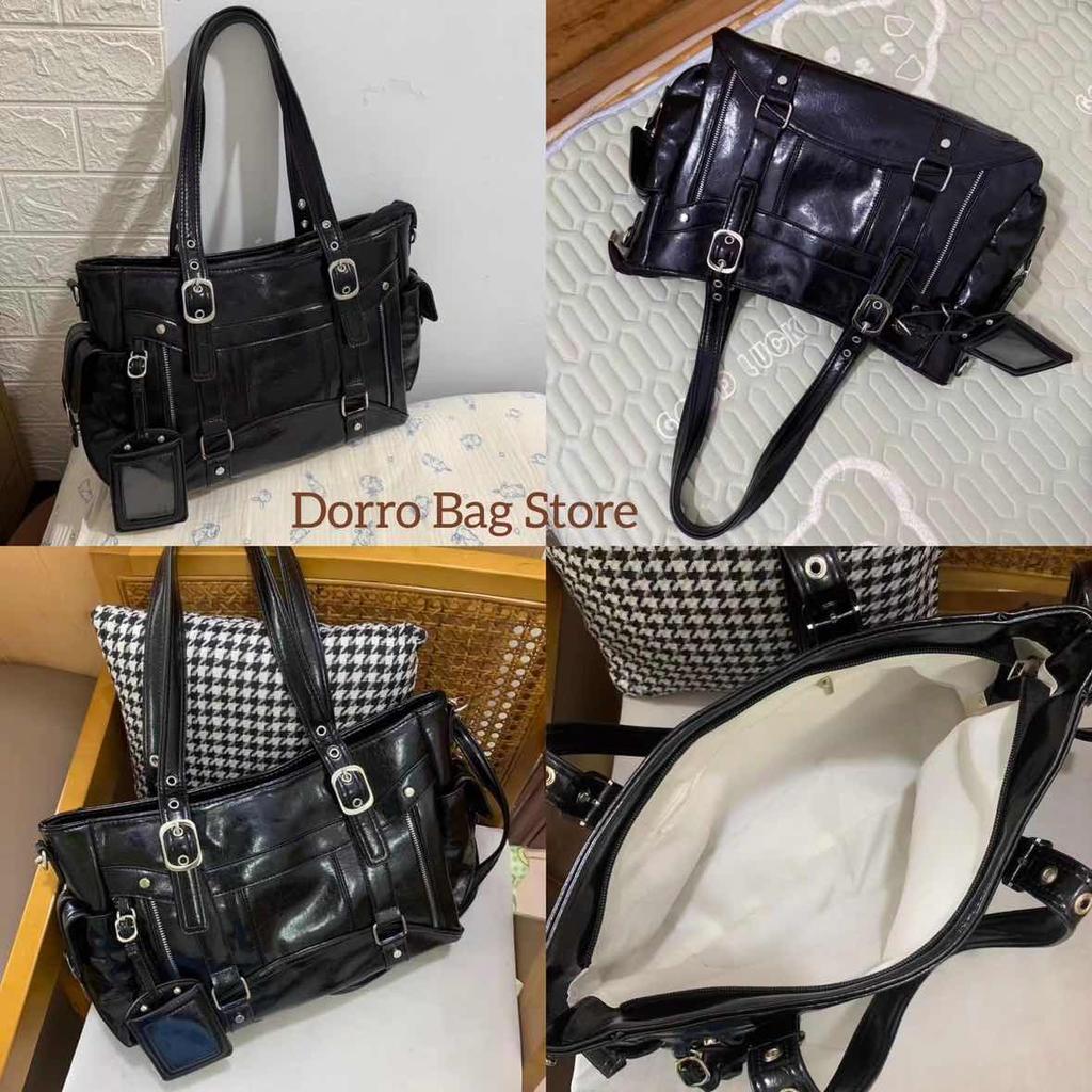 Süße Coole Große Tragetaschen Handtaschen für Damen Y2K Lokomotive Schultertaschen Damen Umhängetasche mit Geldbörse
