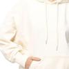 Vans Kangaroo Pocket Embroidered Logo Hoodie Women Tops White VN0A54LP3KS