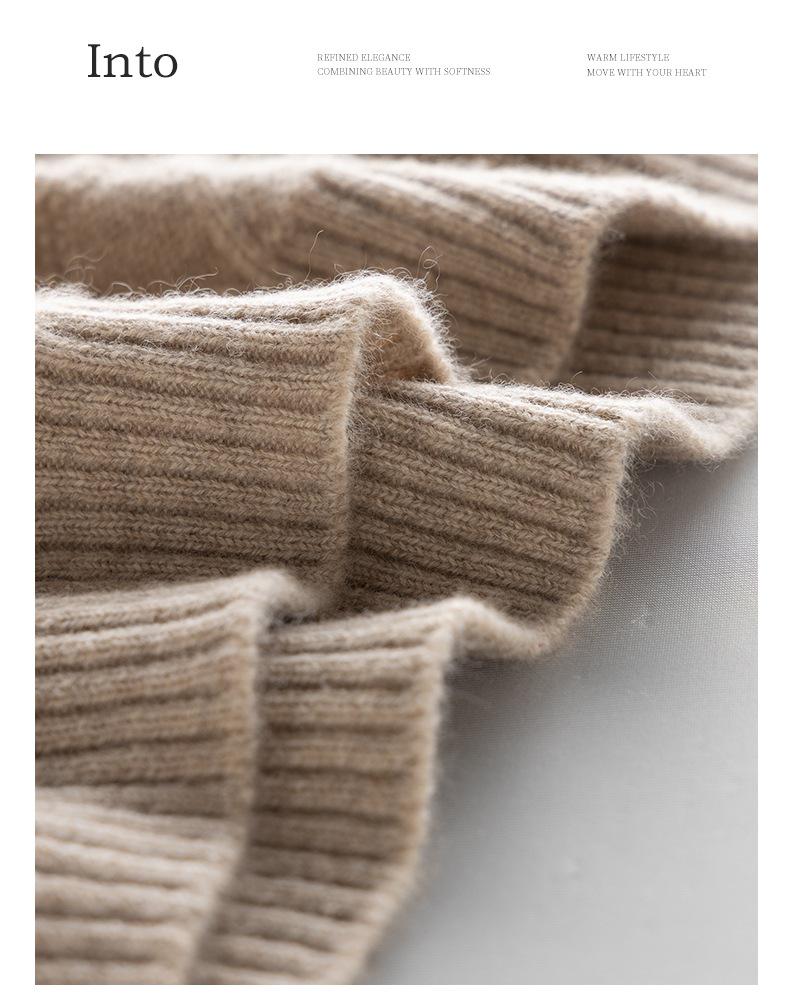 Autumn/Winter Women's Slimming Sleeveless Pure Cashmere Cable Knit Diamond Pattern Top