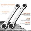 1Pcs Square Drive Ratchet Wrench Adjustable Socket Spanner  for Auto Repair