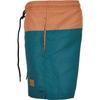 Short de bain Urban Classics Block - bleu canard/orange - S