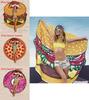 Hamburgers Donuts Pizza Design Strandlaken Voor Kinderen En Volwassenen Met Polyester Stof Voor Zwembad En Strand Gebruik