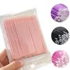 100PCS Eyelash Cleaning Brush Disposable Lash Extension Micro Brushes Cotton Swab Individual For Eyelashes Removing Beauty Tool