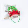 Cute Christmas Hat Tree Headband with Glitter Funny Hat Hair Hoop Novelty Party Headdress Headwear Party