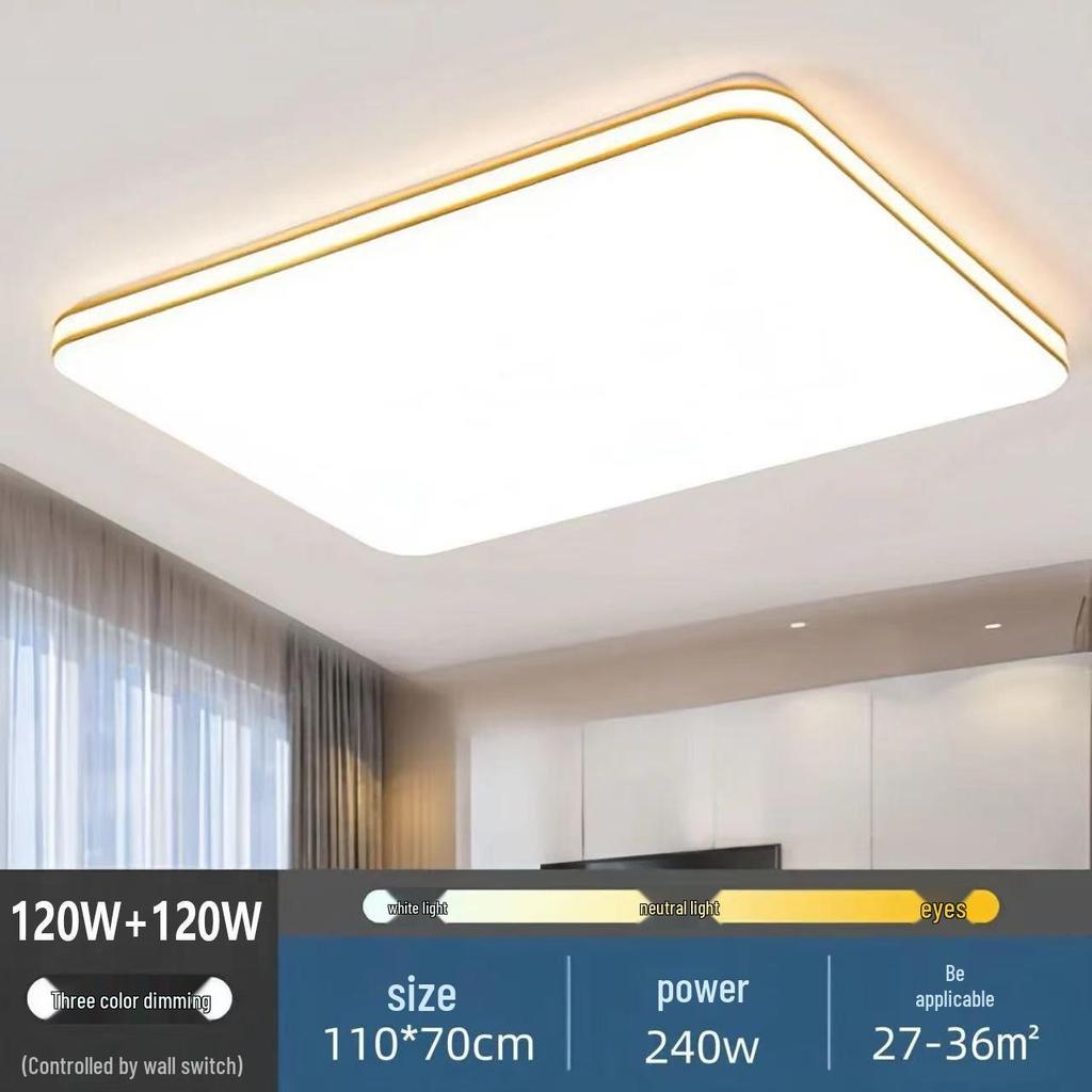 Ultra-Thin LED Ceiling Light: Modern Minimalist for Bedroom, Living Room, Kitchen, Balcony, and Corridor