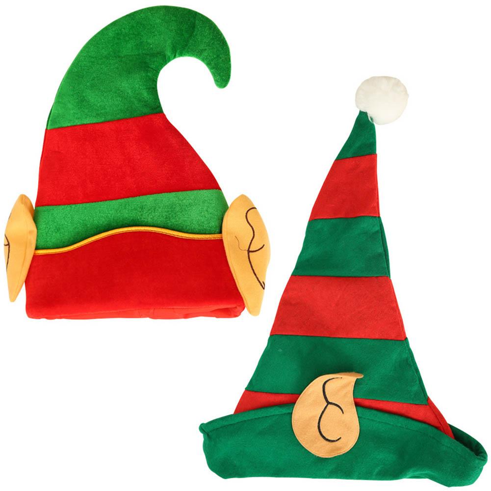 Christmas Decoration Christmas Elf Cap Creative Cartoon Hat Suitable for Children Adult